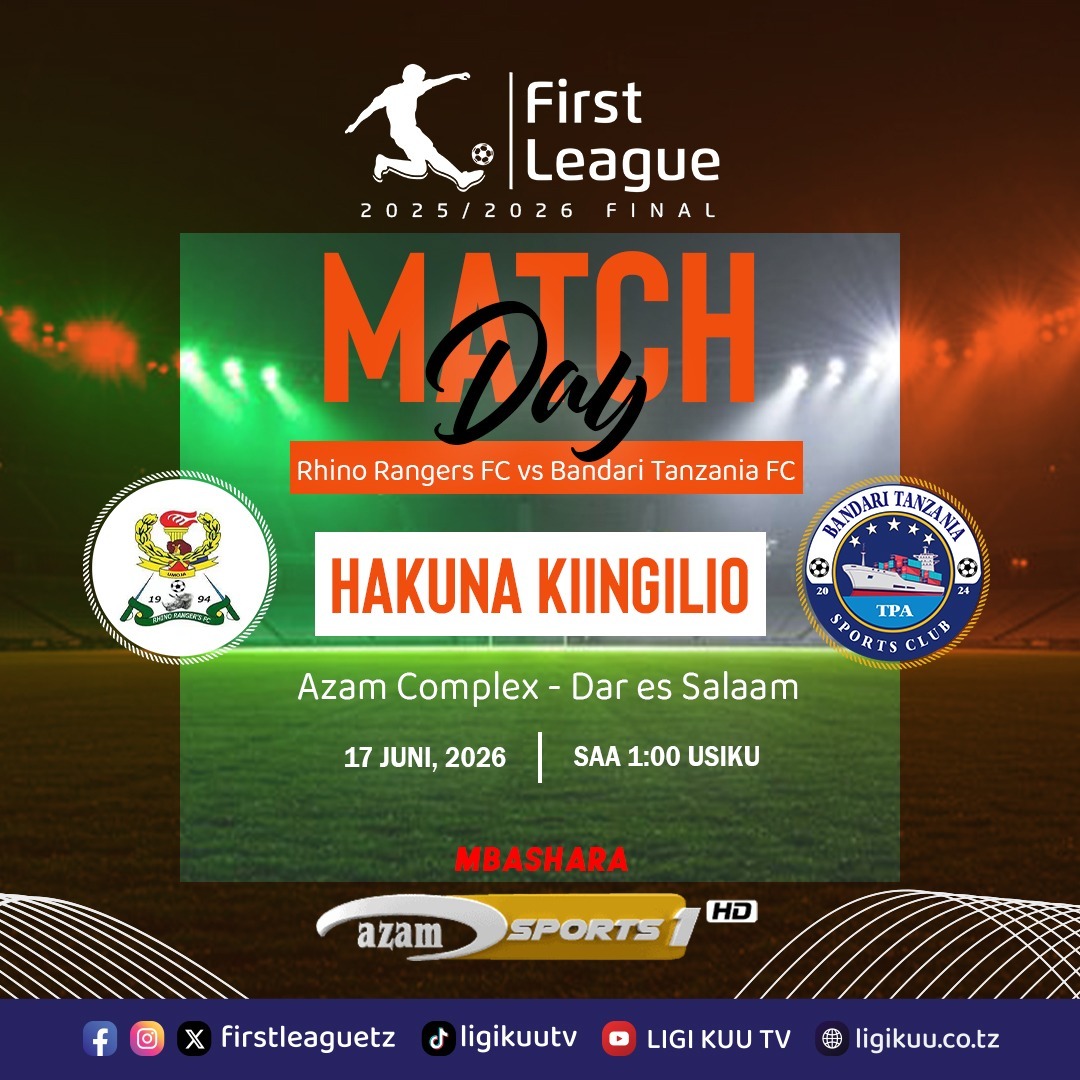 AZAM COMPLEX KUPAMBWA NA FAINALI YA FIRST LEAGUE LEO.